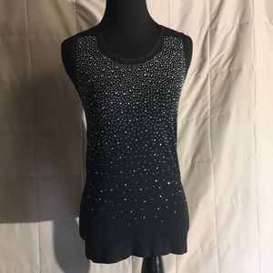 Stretchy jewel cami spandex tank